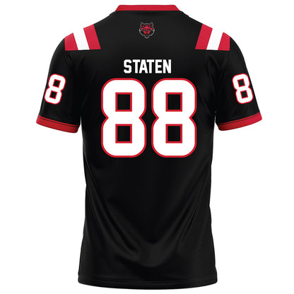 Arkansas State - NCAA Football : Andrew Staten - Black Football Jersey-1
