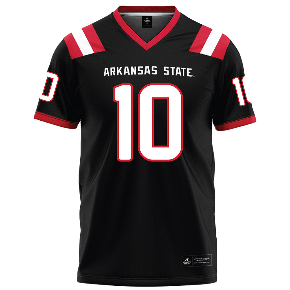 Arkansas State - NCAA Football : Tony Carter - Black Football Jersey-0