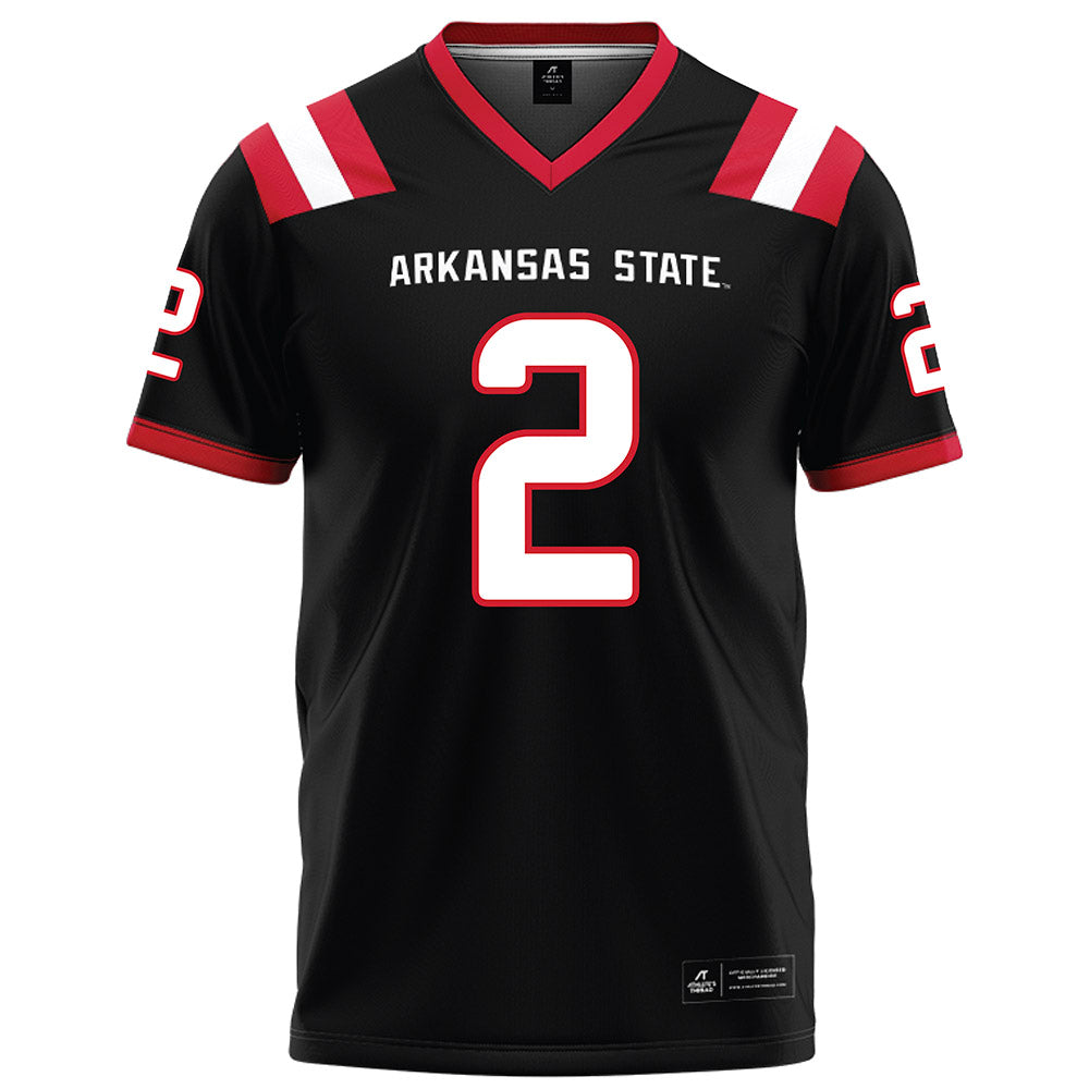 Arkansas State - NCAA Football : Chauncy Cobb - Black Football Jersey-0