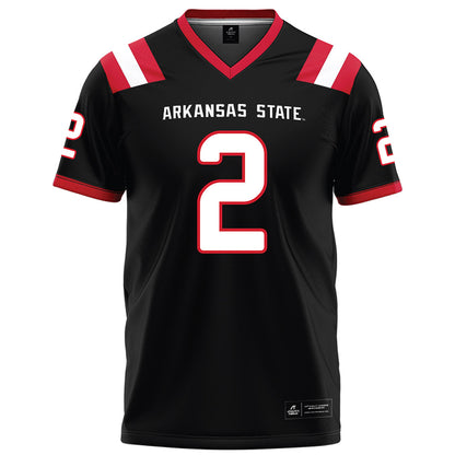 Arkansas State - NCAA Football : Chauncy Cobb - Black Football Jersey-0
