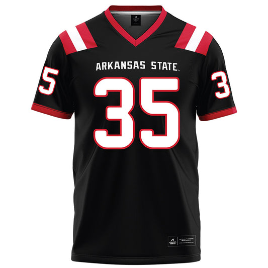 Arkansas State - NCAA Football : Rasheem Turner - Black Football Jersey-0