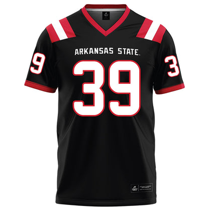 Arkansas State - NCAA Football : Ethan Bowman - Black Football Jersey-0