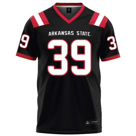 Arkansas State - NCAA Football : Ethan Bowman - Black Football Jersey-0