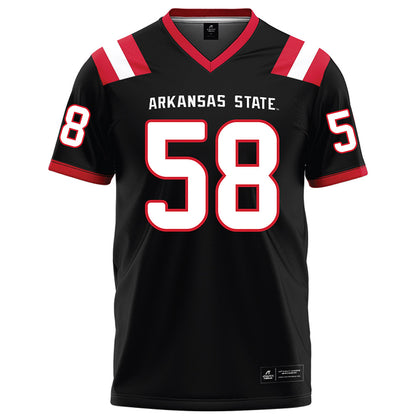 Arkansas State - NCAA Football : Cameron Ambrose - Black Football Jersey