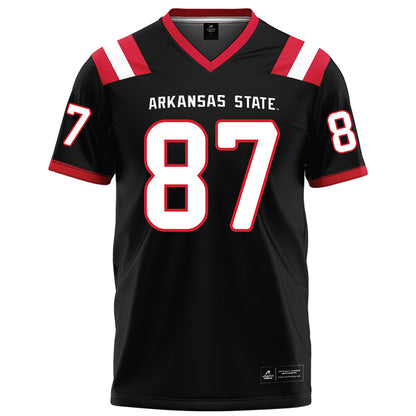 Arkansas State - NCAA Football : Samuel Boozer - Black Football Jersey-0