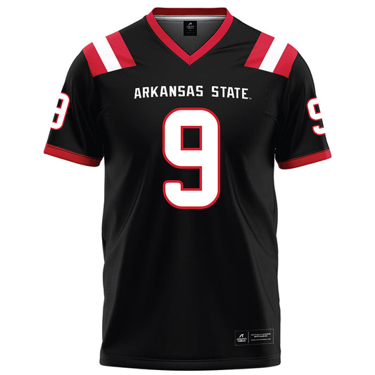 Arkansas State - NCAA Football : Trevian Thomas - Black Football Jersey
