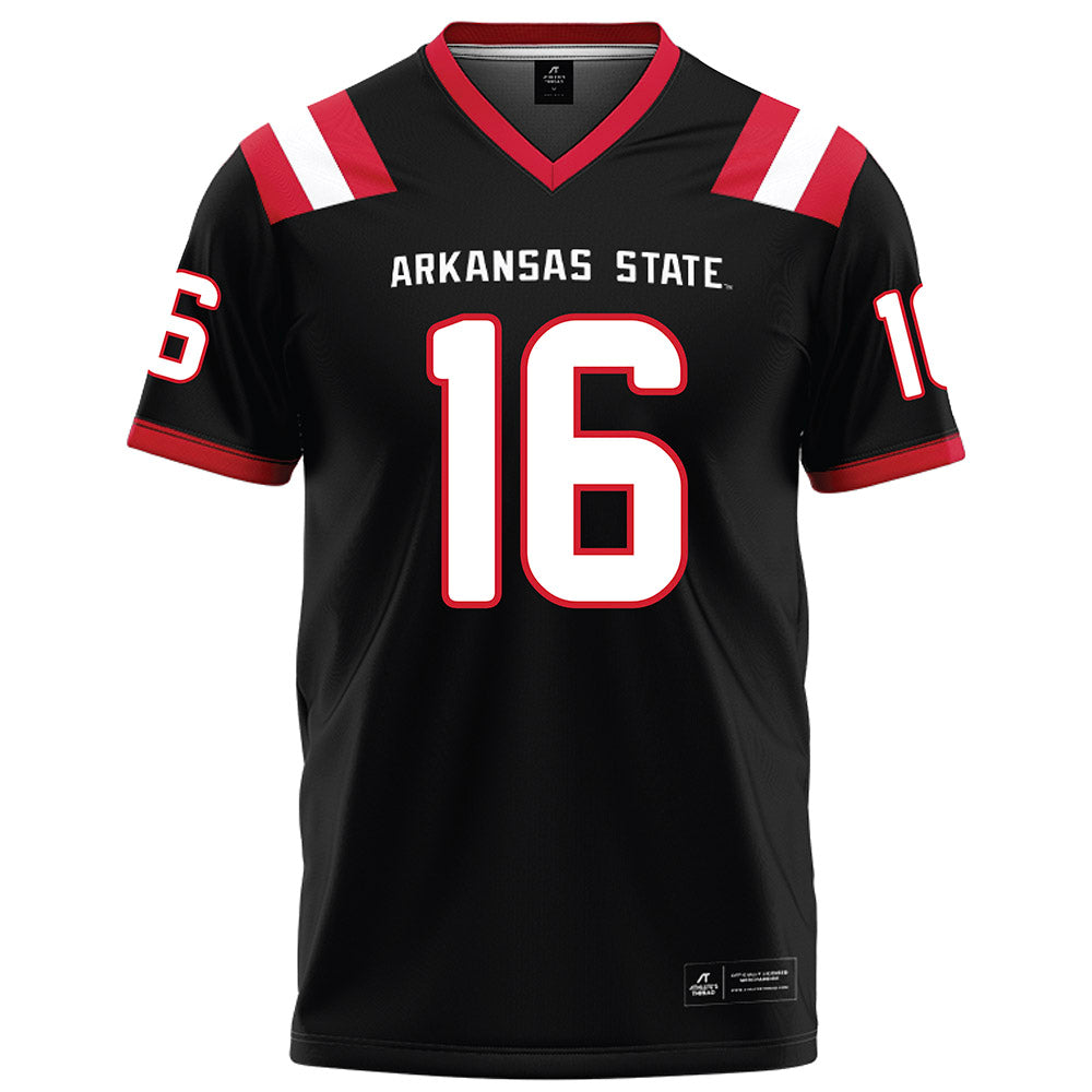 Arkansas State - NCAA Football : Chauncy Cobb - Black Football Jersey