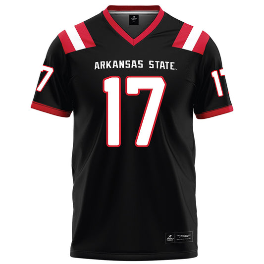 Arkansas State - NCAA Football : Jabari Bush - Black Football Jersey