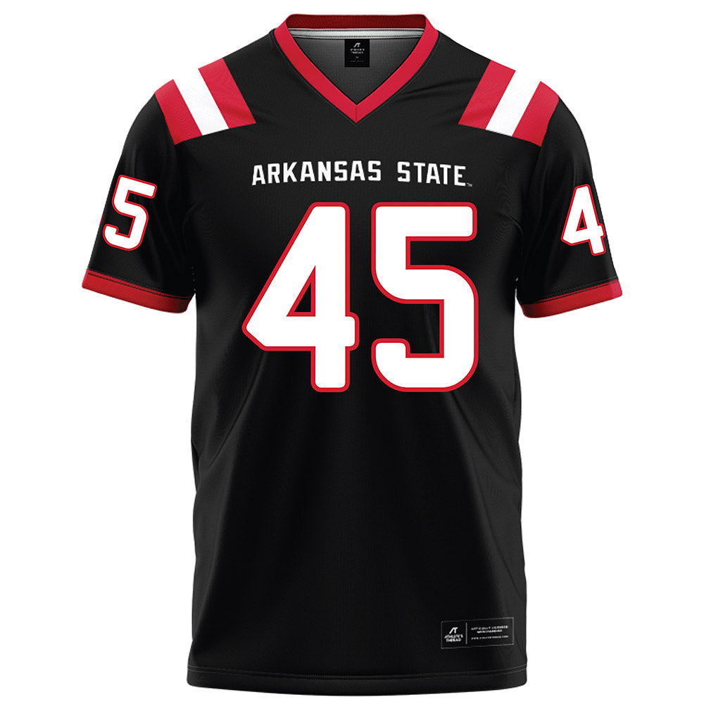 Arkansas State - NCAA Football : Nicolas Kalume - Black Football Jersey-0