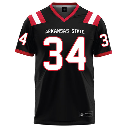 Arkansas State - NCAA Football : Clune Van Andel - Black Football Jersey