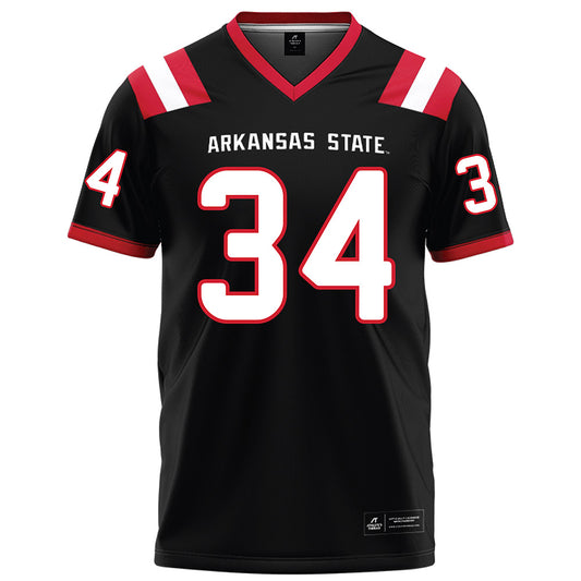 Arkansas State - NCAA Football : Clune Van Andel - Black Football Jersey