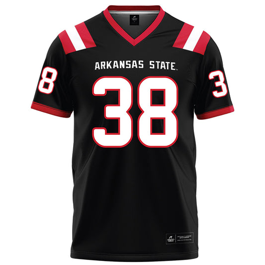 Arkansas State - NCAA Football : Noah Hamlin - Black Football Jersey-0