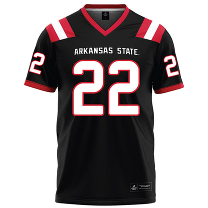 Arkansas State - NCAA Football : Nigel Nelson - Black Football Jersey-0