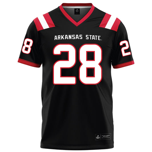 Arkansas State - NCAA Football : Chavel Williams Jr - Black Football Jersey-0