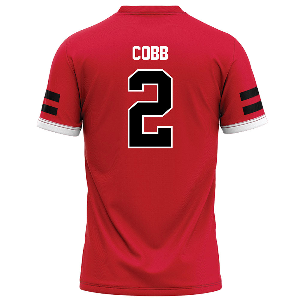 Arkansas State - NCAA Football : Chauncy Cobb - Red Football Jersey-1