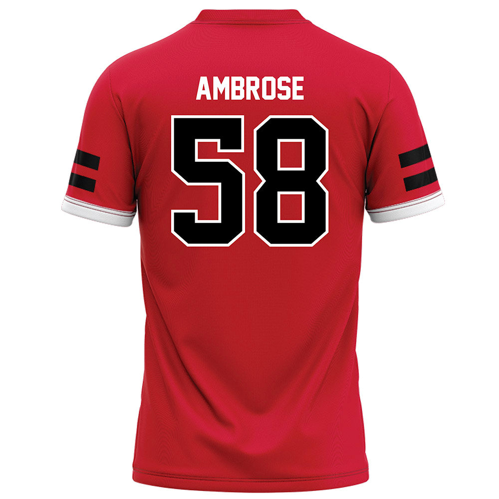 Arkansas State - NCAA Football : Cameron Ambrose - Red Football Jersey