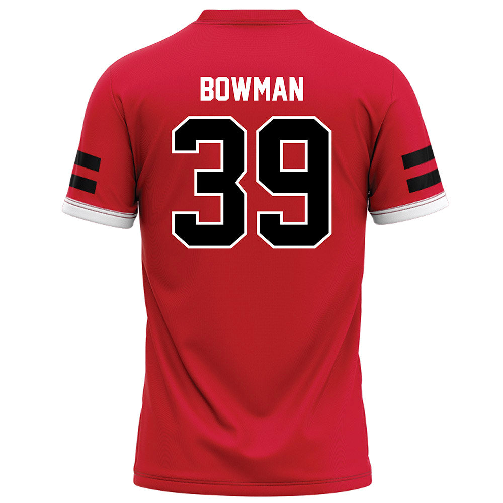 Arkansas State - NCAA Football : Ethan Bowman - Red Football Jersey-1