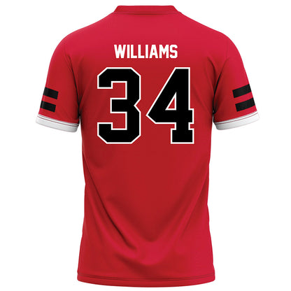 Arkansas State - NCAA Football : Marquis Williams - Red Football Jersey-1