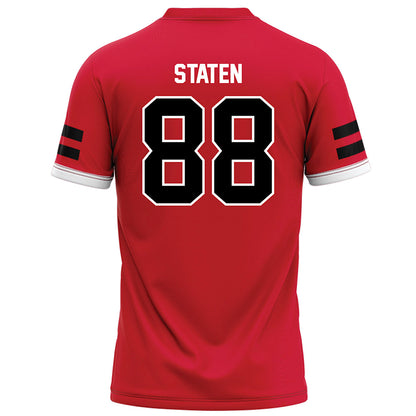 Arkansas State - NCAA Football : Andrew Staten - Red Football Jersey-1