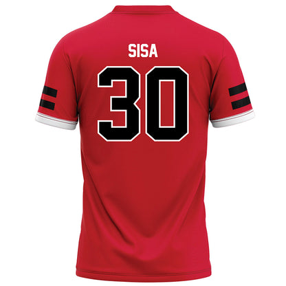 Arkansas State - NCAA Football : Damon Sisa - Red Football Jersey