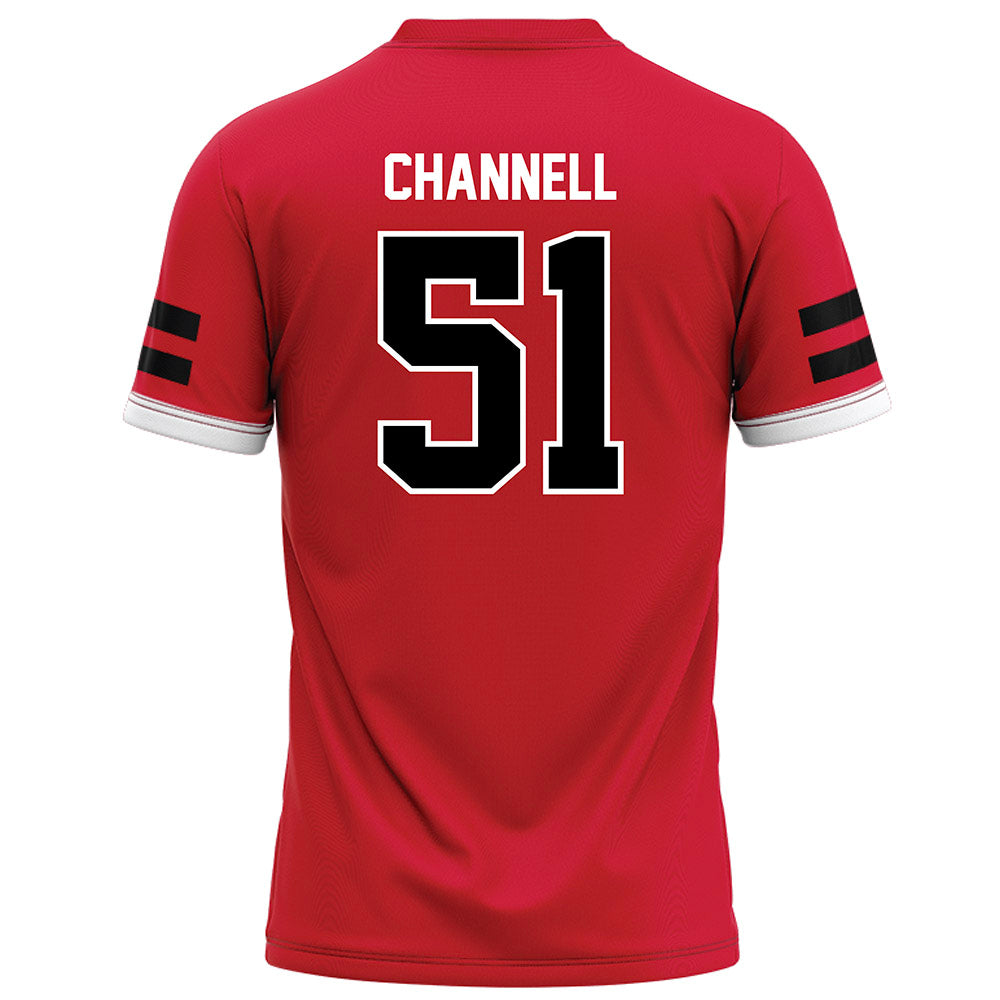 Arkansas State - NCAA Football : Cade Channell - Red Football Jersey-1