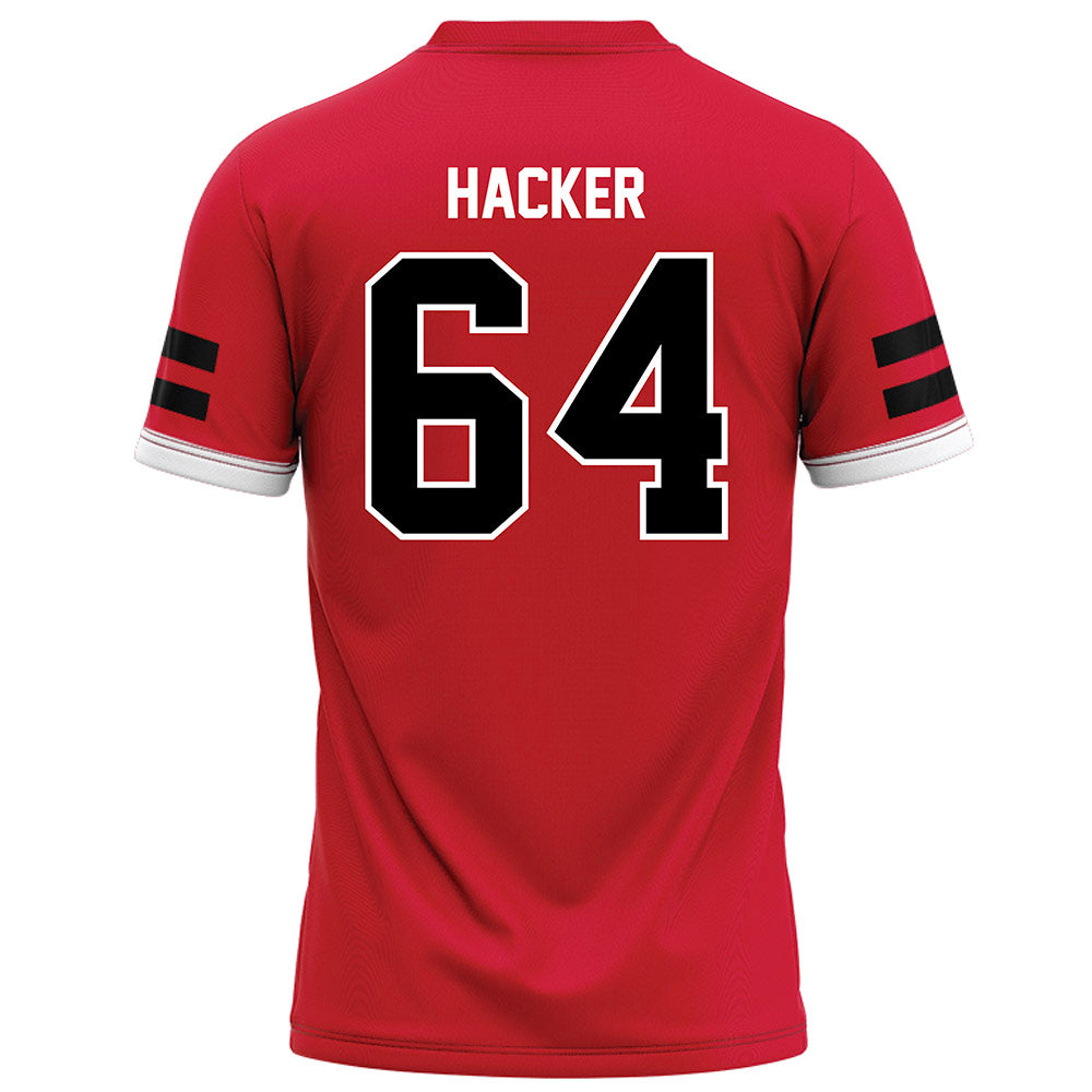Arkansas State - NCAA Football : Noah Hacker - Red Football Jersey-1