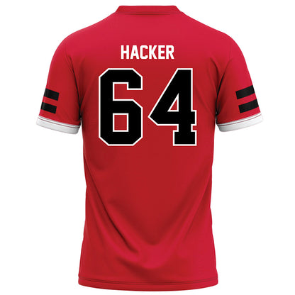 Arkansas State - NCAA Football : Noah Hacker - Red Football Jersey-1