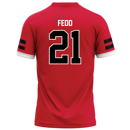 Arkansas State - NCAA Football : Deshaun Fedd - Red Football Jersey-1