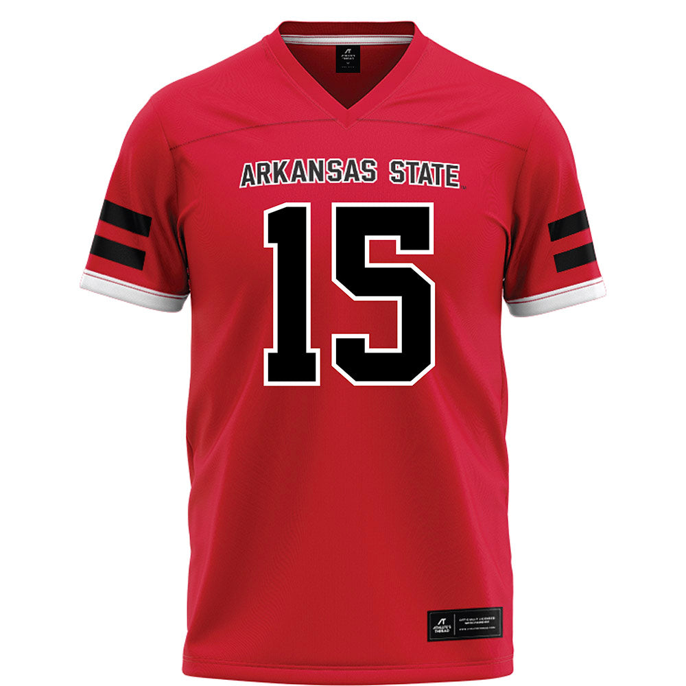Arkansas State - NCAA Football : Andrew Jones - Red Football Jersey-0