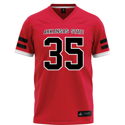 Arkansas State - NCAA Football : Rasheem Turner - Red Football Jersey-0