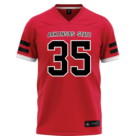 Arkansas State - NCAA Football : Rasheem Turner - Red Football Jersey-0