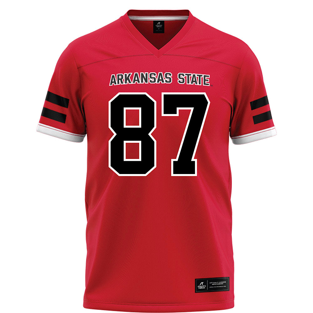 Arkansas State - NCAA Football : Samuel Boozer - Red Football Jersey-0