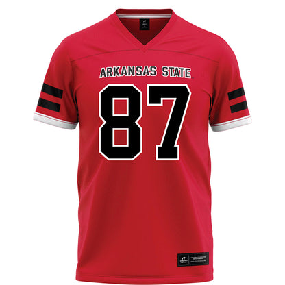 Arkansas State - NCAA Football : Samuel Boozer - Red Football Jersey-0