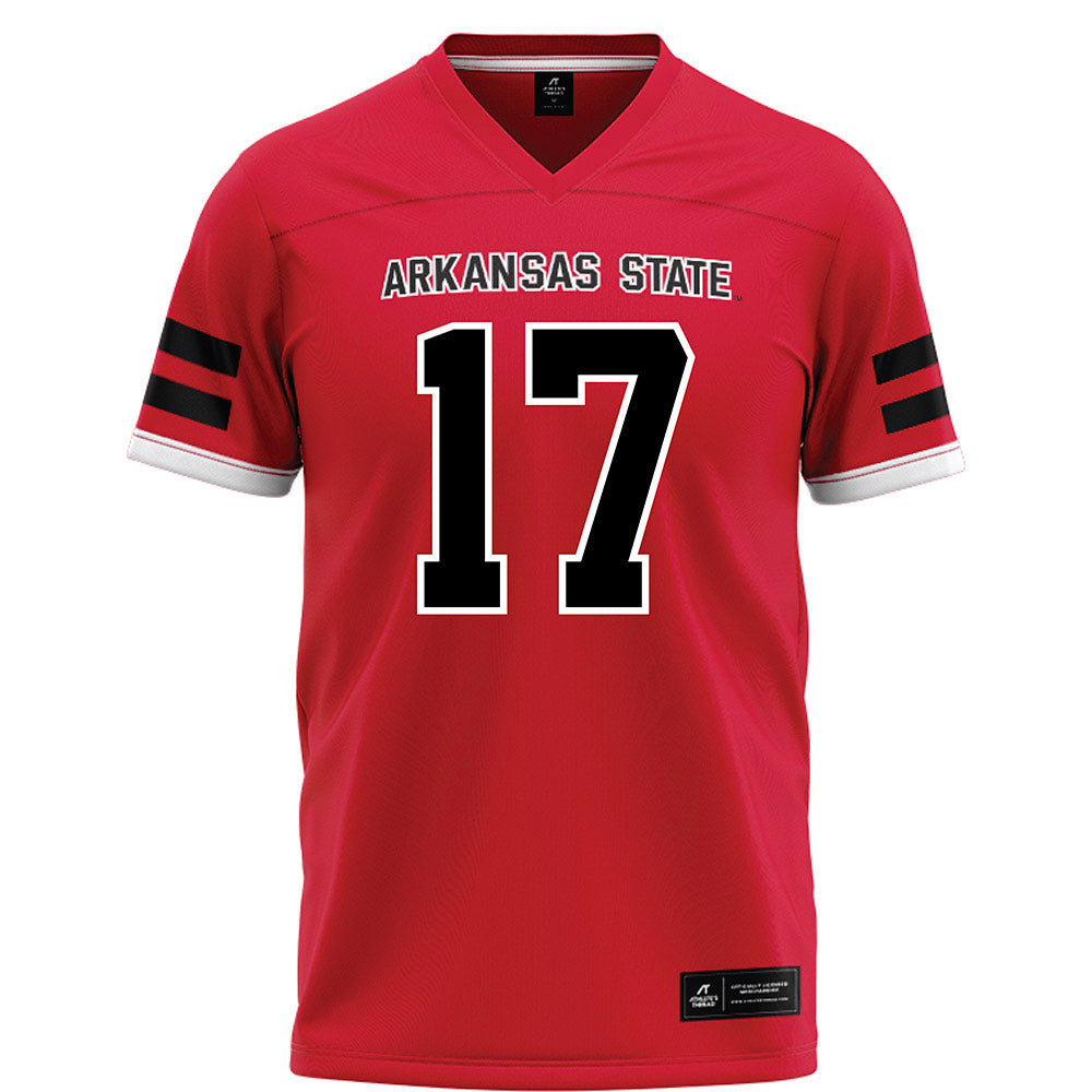 Arkansas State - NCAA Football : Jabari Bush - Red Football Jersey