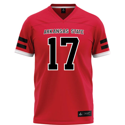 Arkansas State - NCAA Football : Jabari Bush - Red Football Jersey