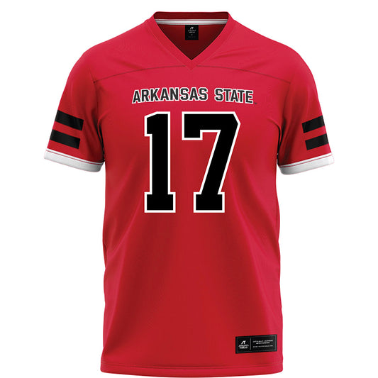 Arkansas State - NCAA Football : Jabari Bush - Red Football Jersey