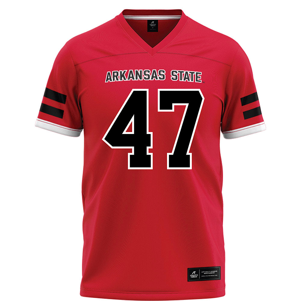 Arkansas State - NCAA Football : Melvin Bridges III - Red Football Jersey-0