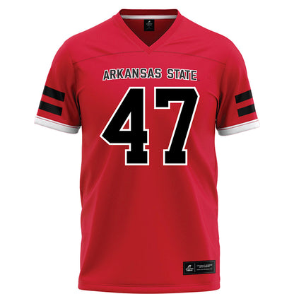 Arkansas State - NCAA Football : Melvin Bridges III - Red Football Jersey-0