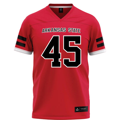 Arkansas State - NCAA Football : Nicolas Kalume - Red Football Jersey-0