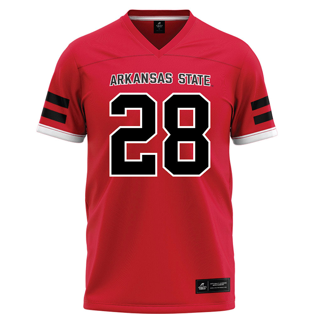 Arkansas State - NCAA Football : Chavel Williams Jr - Red Football Jersey-0