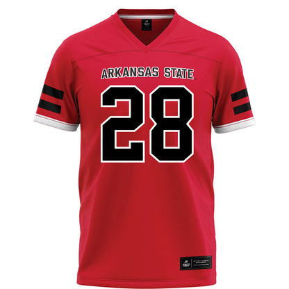 Arkansas State - NCAA Football : Chavel Williams Jr - Red Football Jersey-0