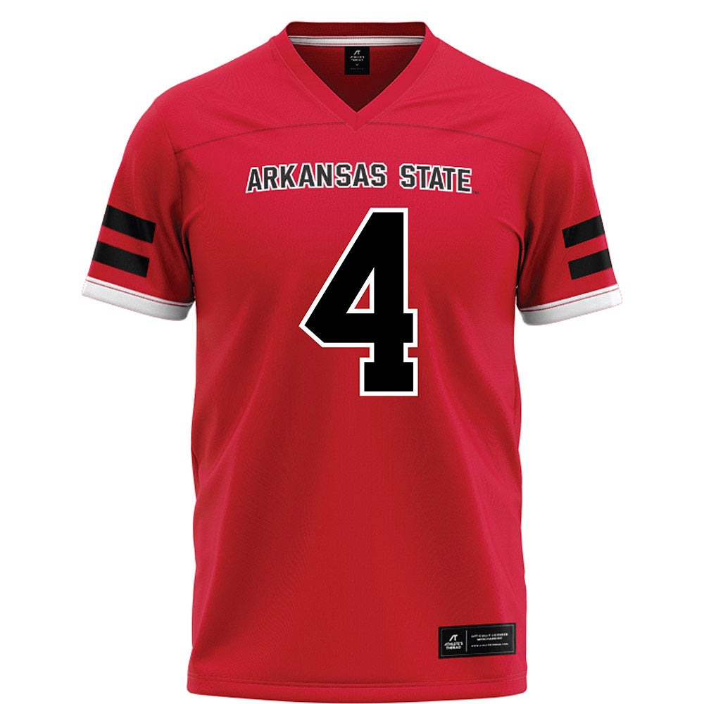 Arkansas State - NCAA Football : Devin Spencer - Red Football Jersey-0