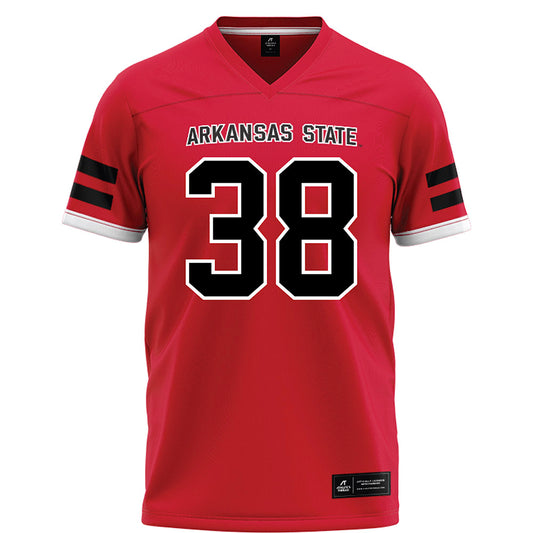 Arkansas State - NCAA Football : Noah Hamlin - Red Football Jersey-0