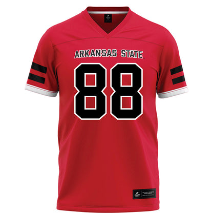 Arkansas State - NCAA Football : Andrew Staten - Red Football Jersey-0