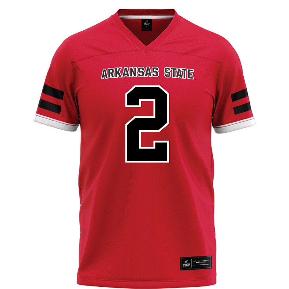 Arkansas State - NCAA Football : Chauncy Cobb - Red Football Jersey-0