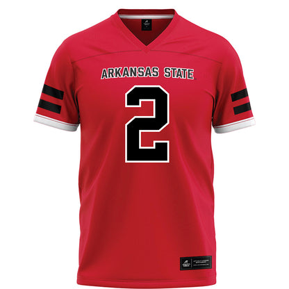 Arkansas State - NCAA Football : Chauncy Cobb - Red Football Jersey-0