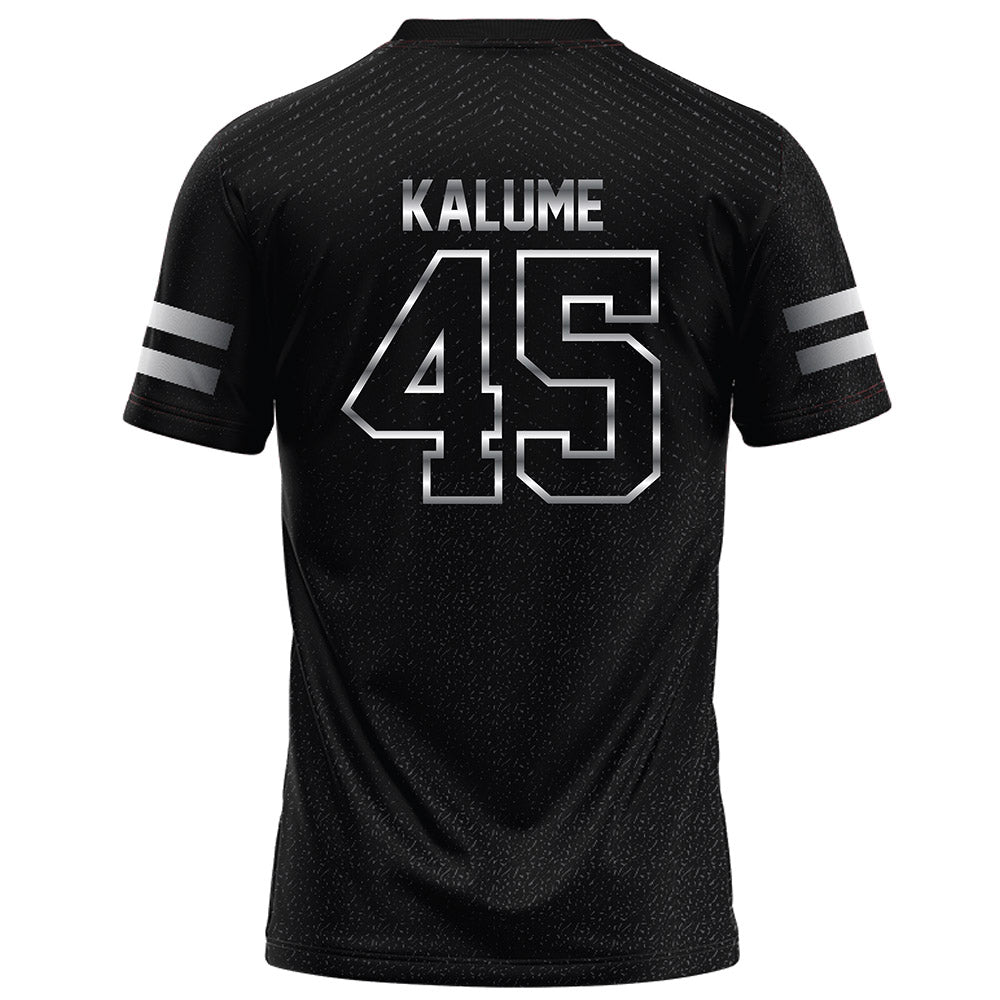 Arkansas State - NCAA Football : Nicolas Kalume - Melange Black Football Jersey-1