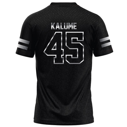 Arkansas State - NCAA Football : Nicolas Kalume - Melange Black Football Jersey-1