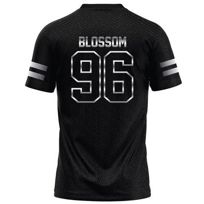 Arkansas State - NCAA Football : Ronnie Blossom - Melange Black Football Jersey-1
