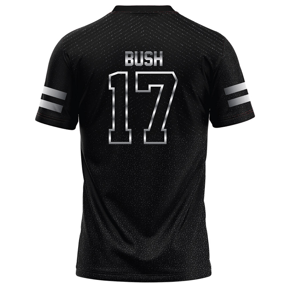 Arkansas State - NCAA Football : Jabari Bush - Melange Black Football Jersey
